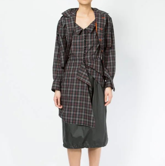Maison Martin Margiela Dresses & Skirts - Maison Margiela cotton plaid dress 4 (40 IT) BNWT